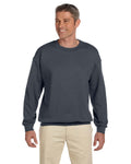 Gildan Heavy Blend Adult Crewneck Sweatshirt , G180 , Dark Heather , Large