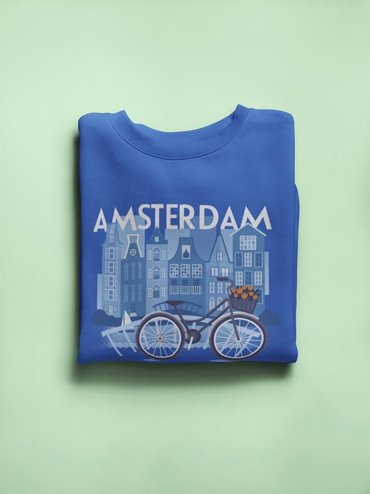 Amsterdam City View Sweatshirt Men -Image by Shutterstock, Male Large