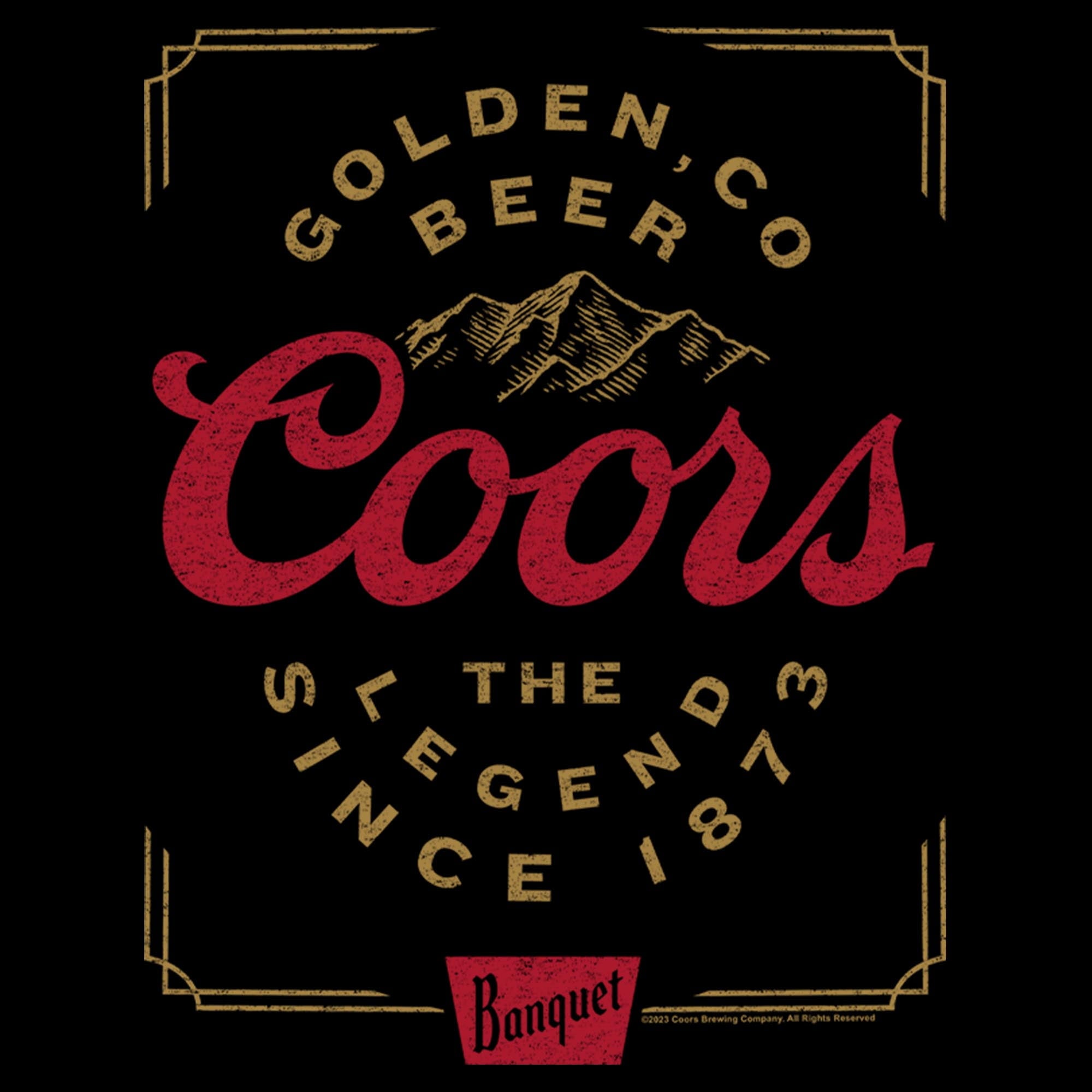 Mens Coors Brewing Company Coors The Legend Lightweight Hoodie
